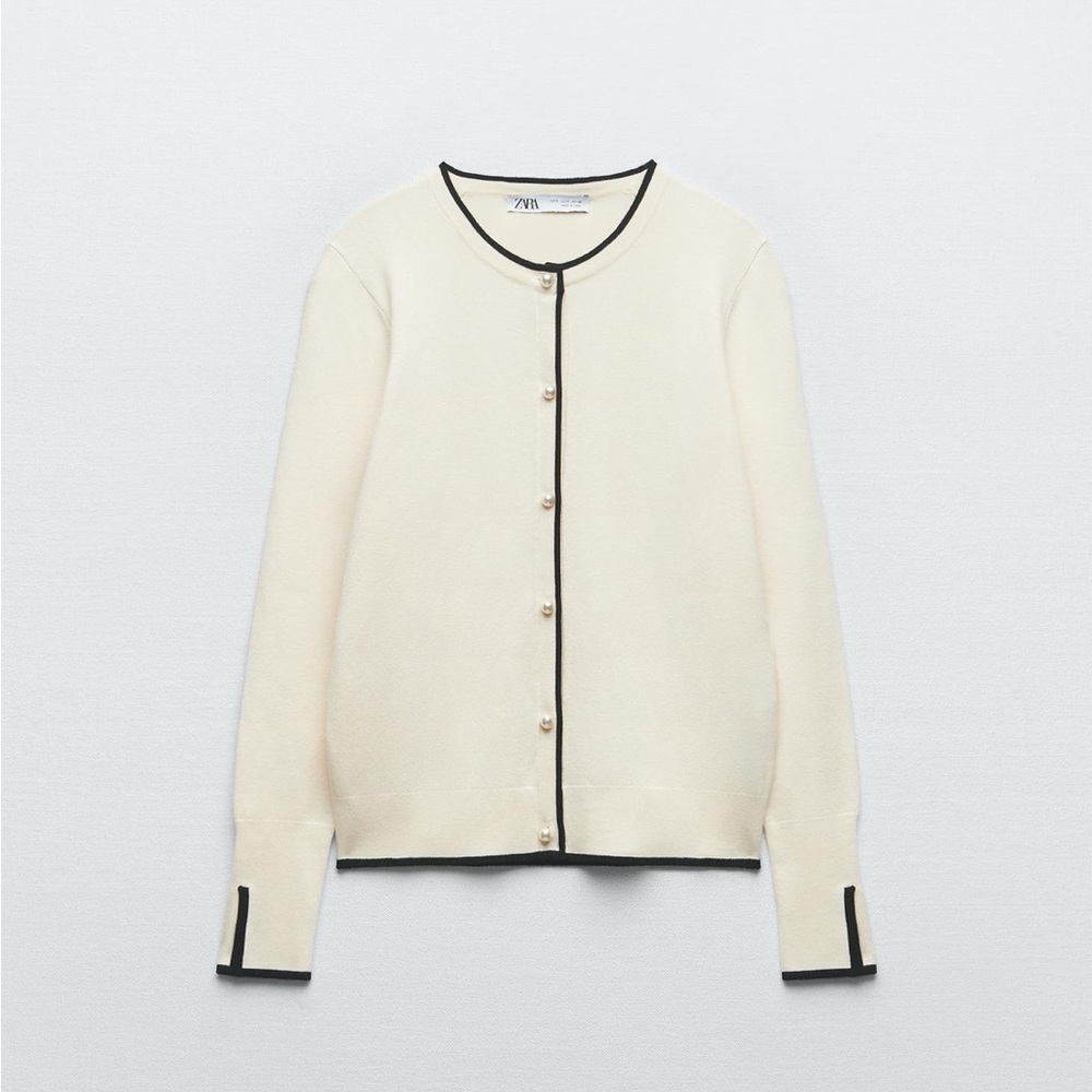 Pearl Button Knit Cardigan